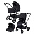 Коляска 3 в 1 MOWBaby Amber MB068 Black